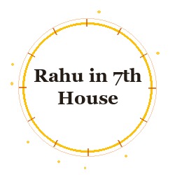 Rahu in 7th House